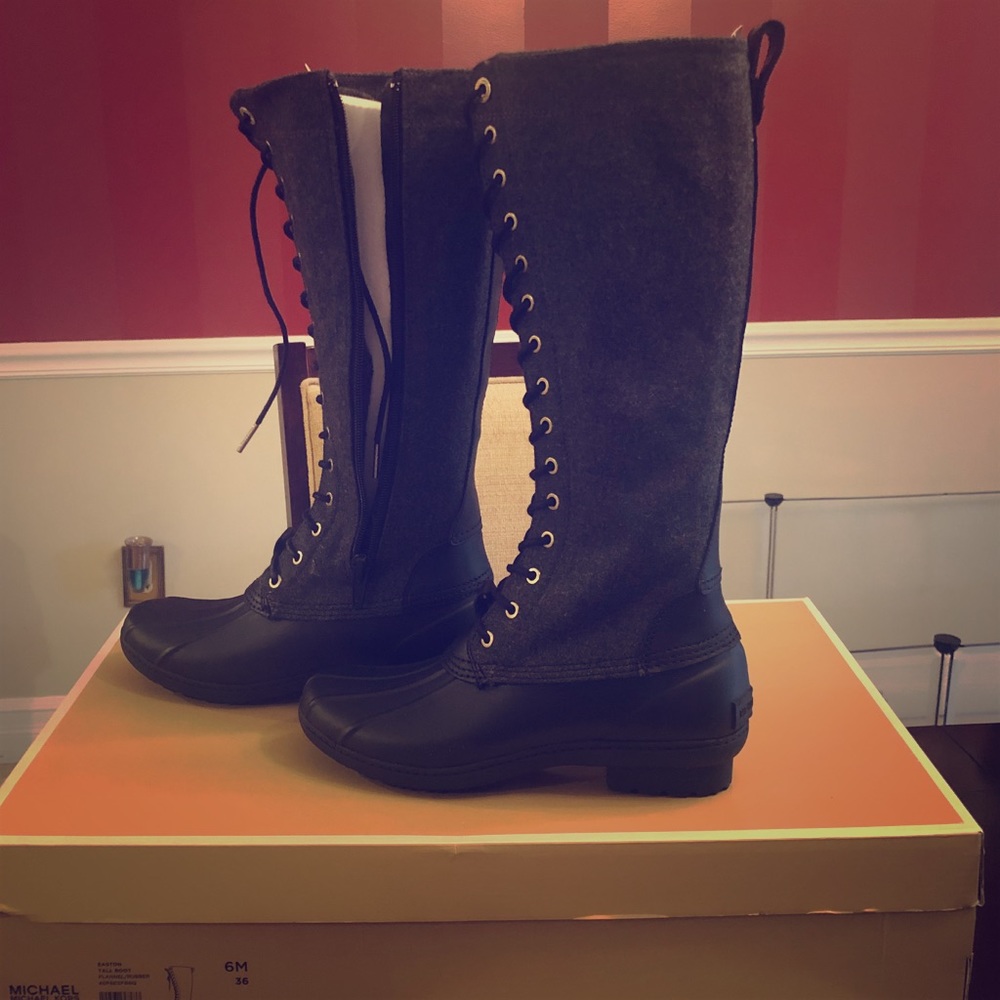 NIB-Michael Kors rain boots size 6